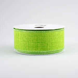 1.5" Royal Canvas Ribbon: Fresh Green (10 Yards)