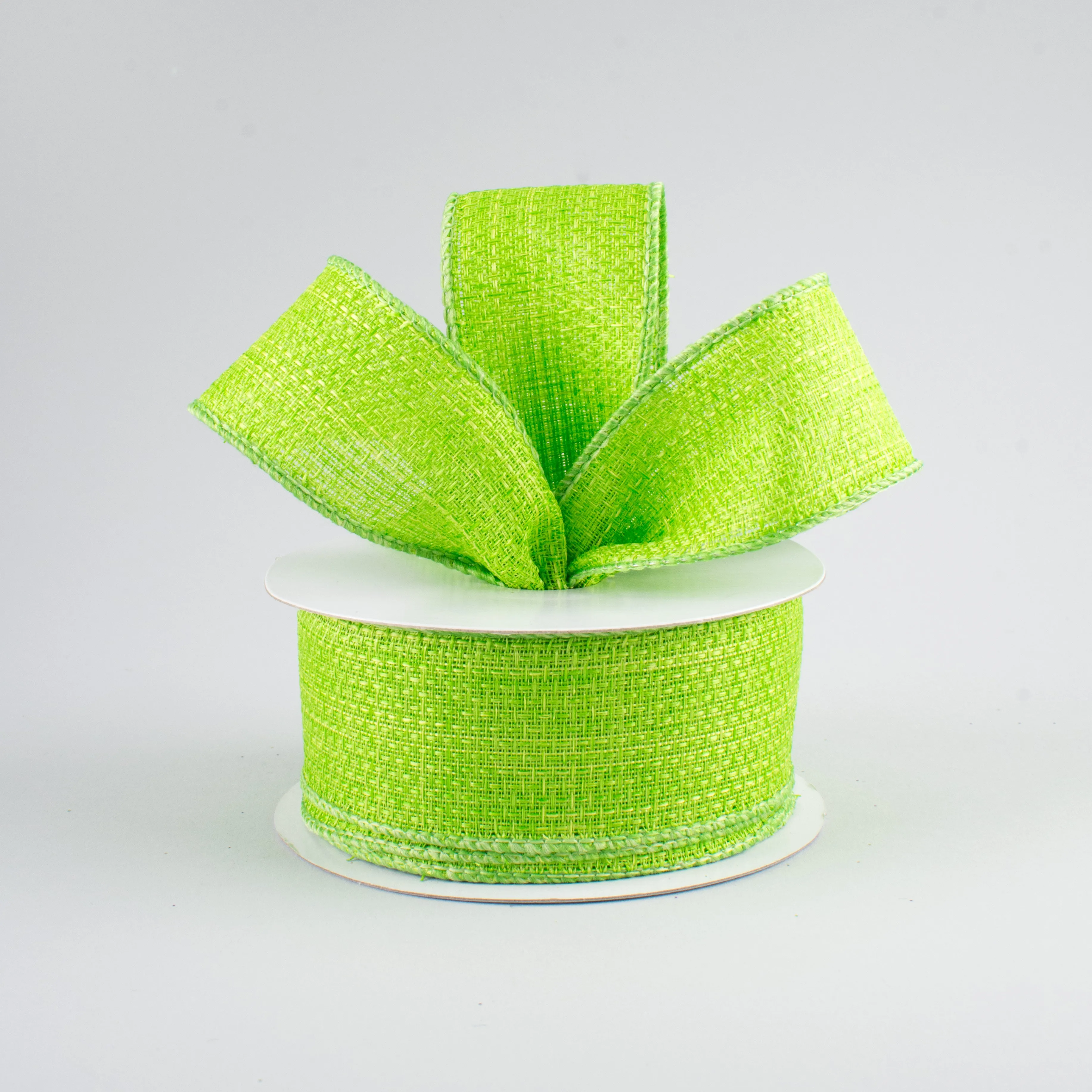 1.5" Royal Canvas Ribbon: Fresh Green (10 Yards)