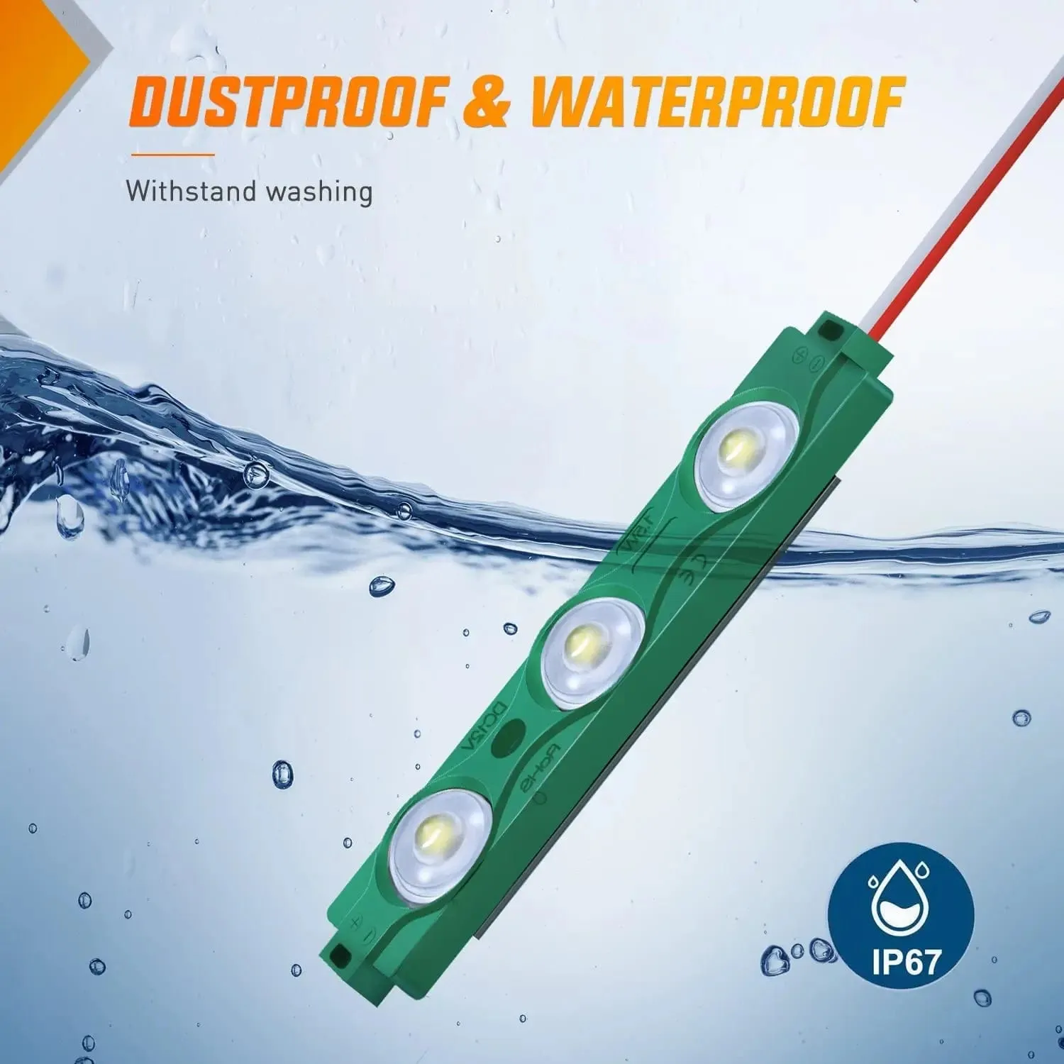 24 LEDs Green Ultra-Bright Light Kit (8 Pcs)