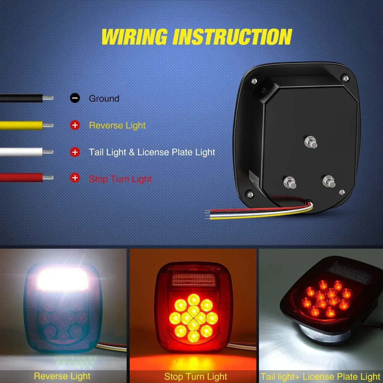 39 LEDs Stop Turn Tail Light