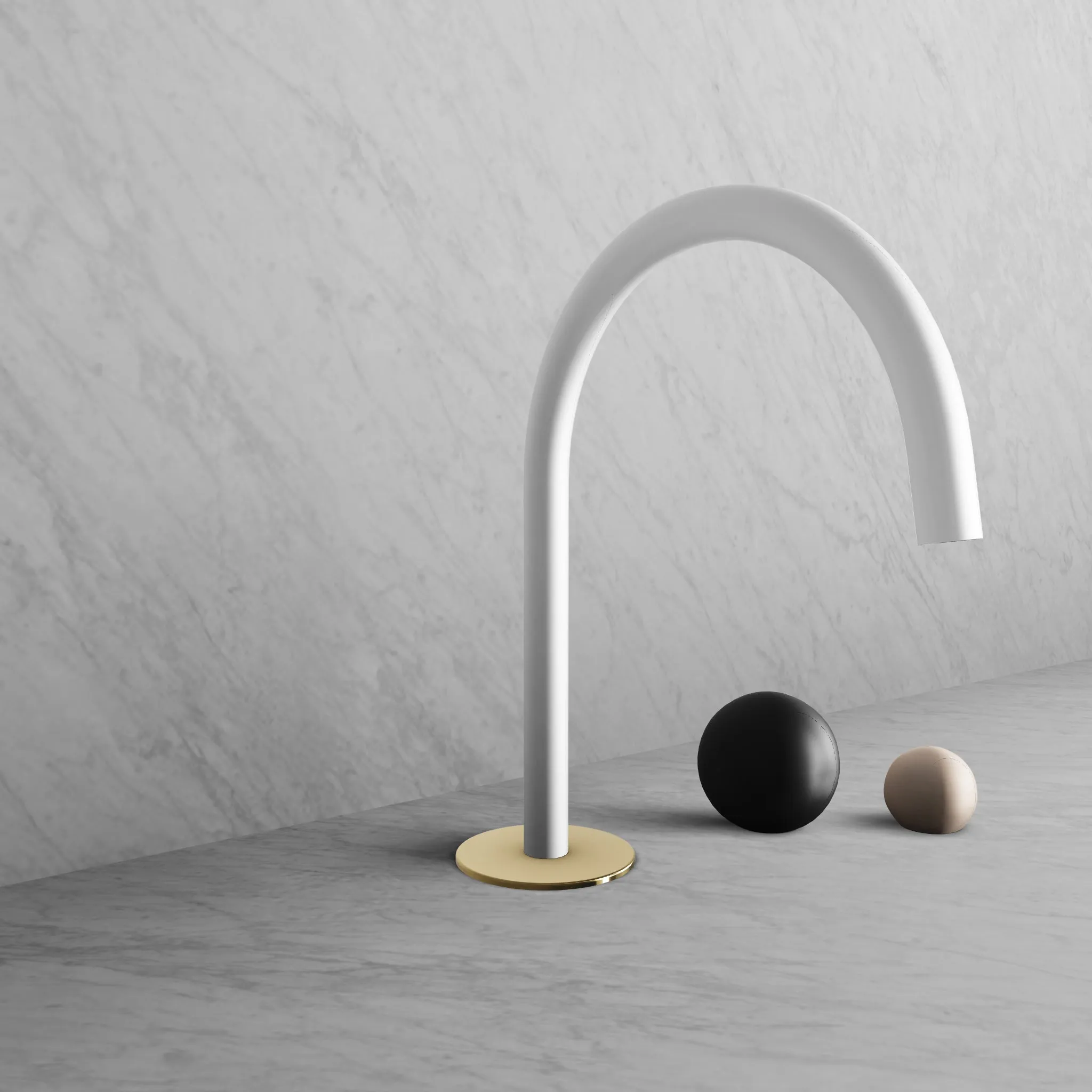 BARiL B35-1020-00L High-Arc Single Handle 2-Piece Vessel Lavatory Faucet