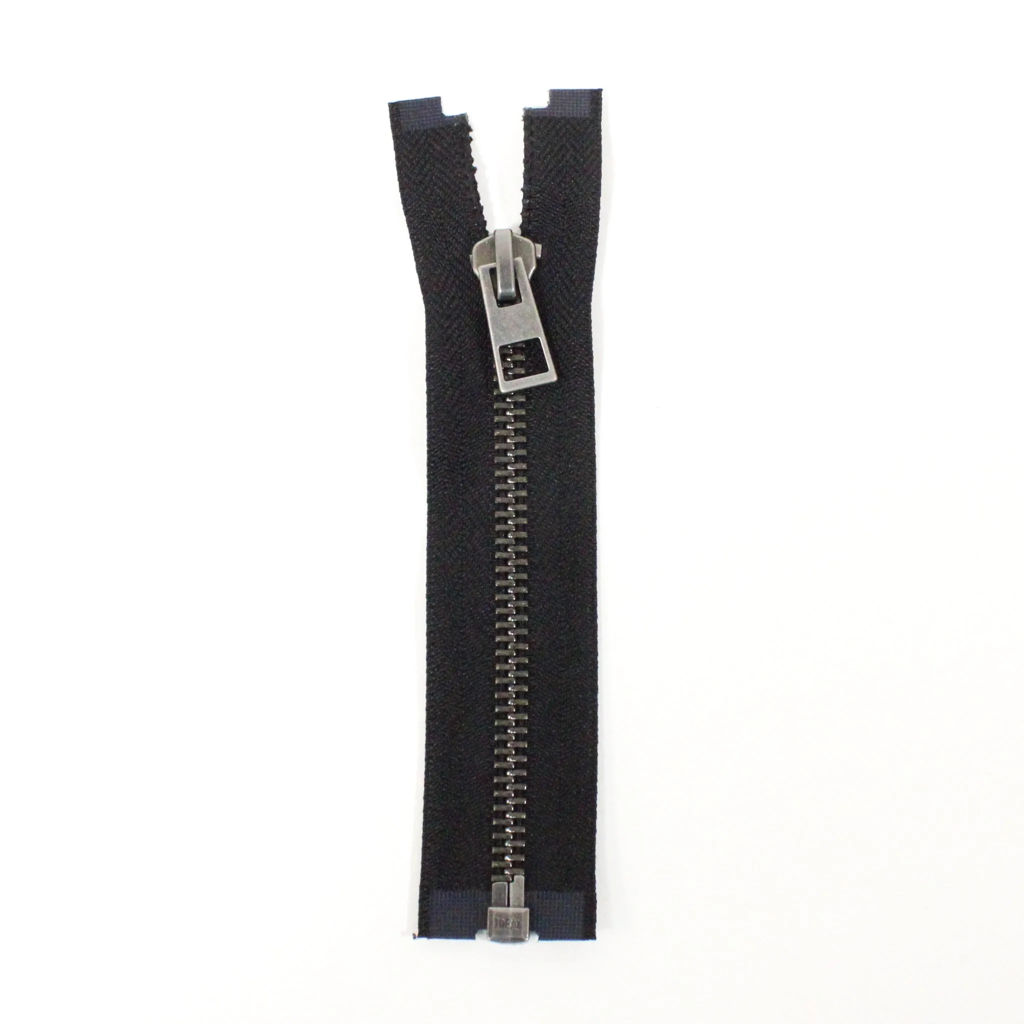 BLACK 6" METAL ZIPPER