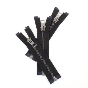 BLACK 6" METAL ZIPPER