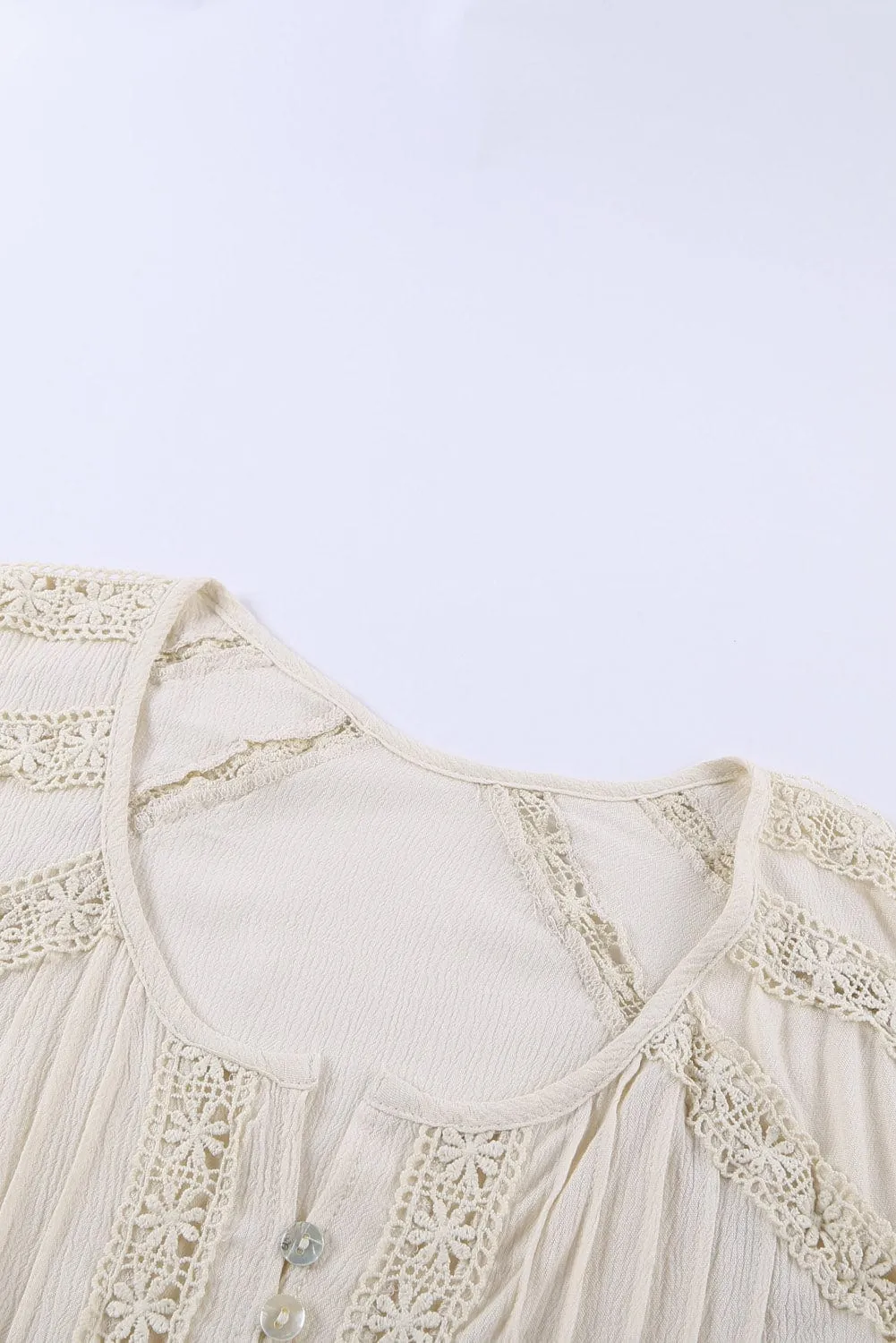 Bohemian Eyelet Shorts Set