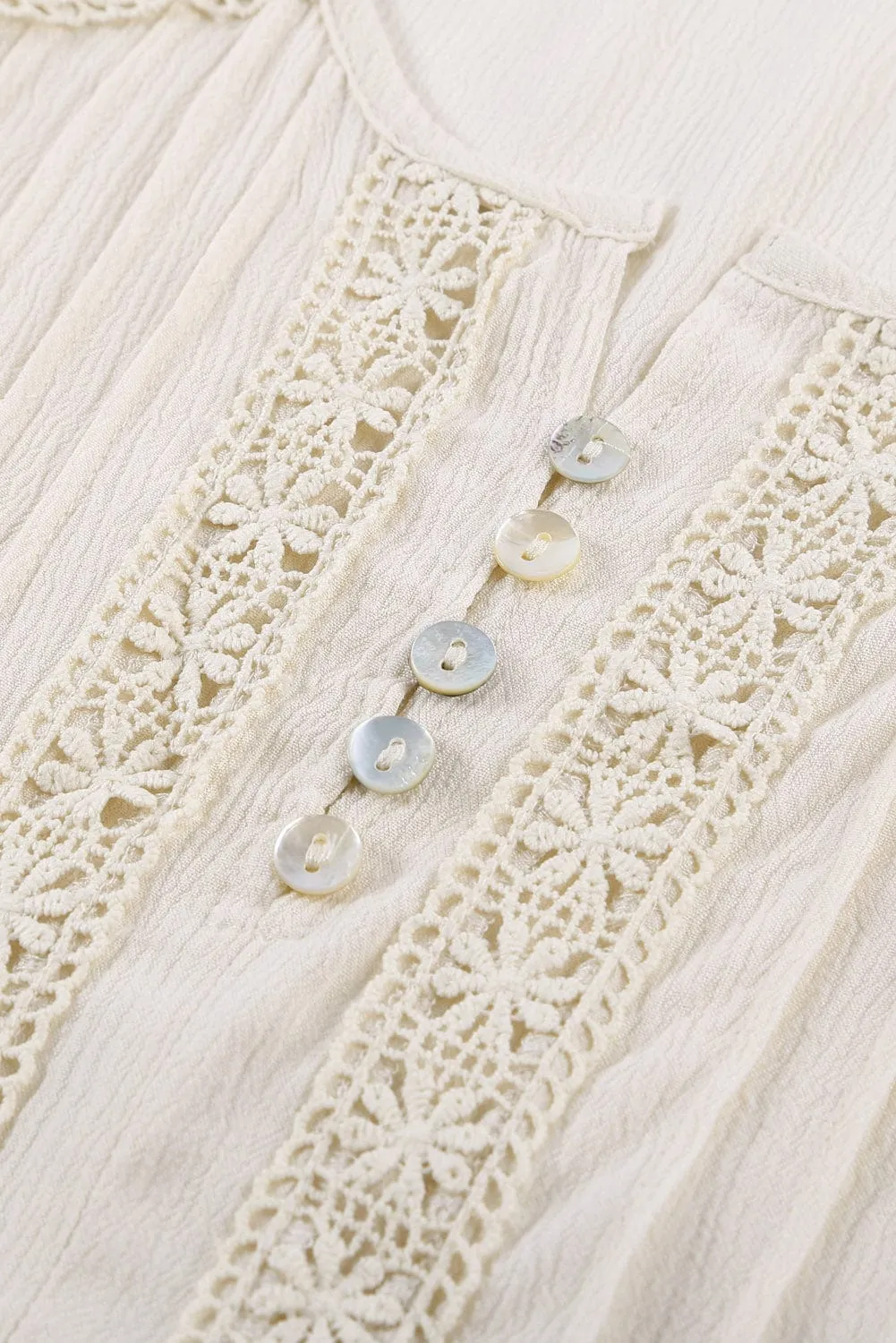 Bohemian Eyelet Shorts Set