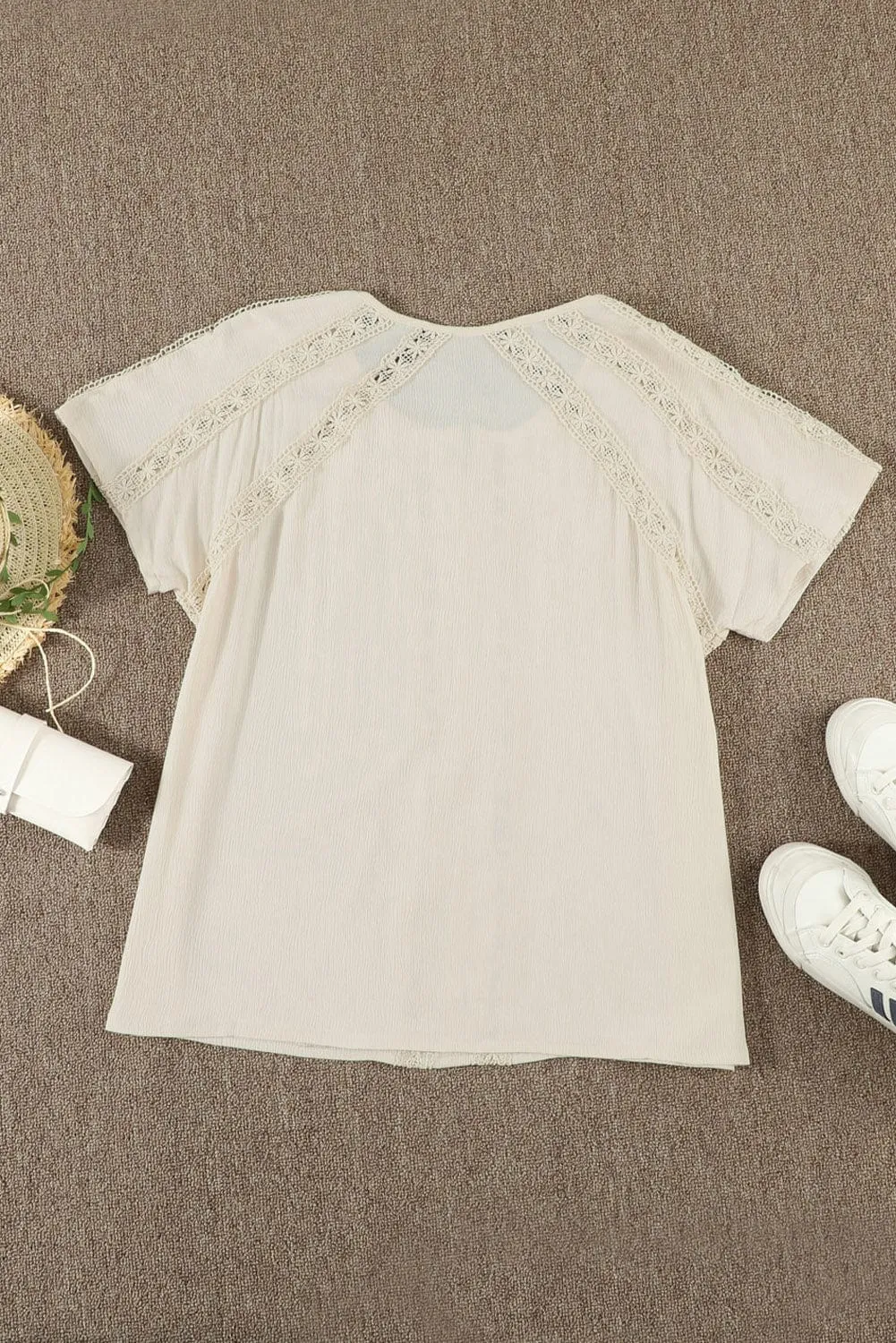 Bohemian Eyelet Shorts Set