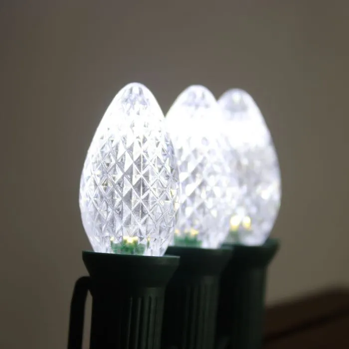 C7 Pure (Cool) White LED Bulbs E12 Bases (SMD) (25 Pack)