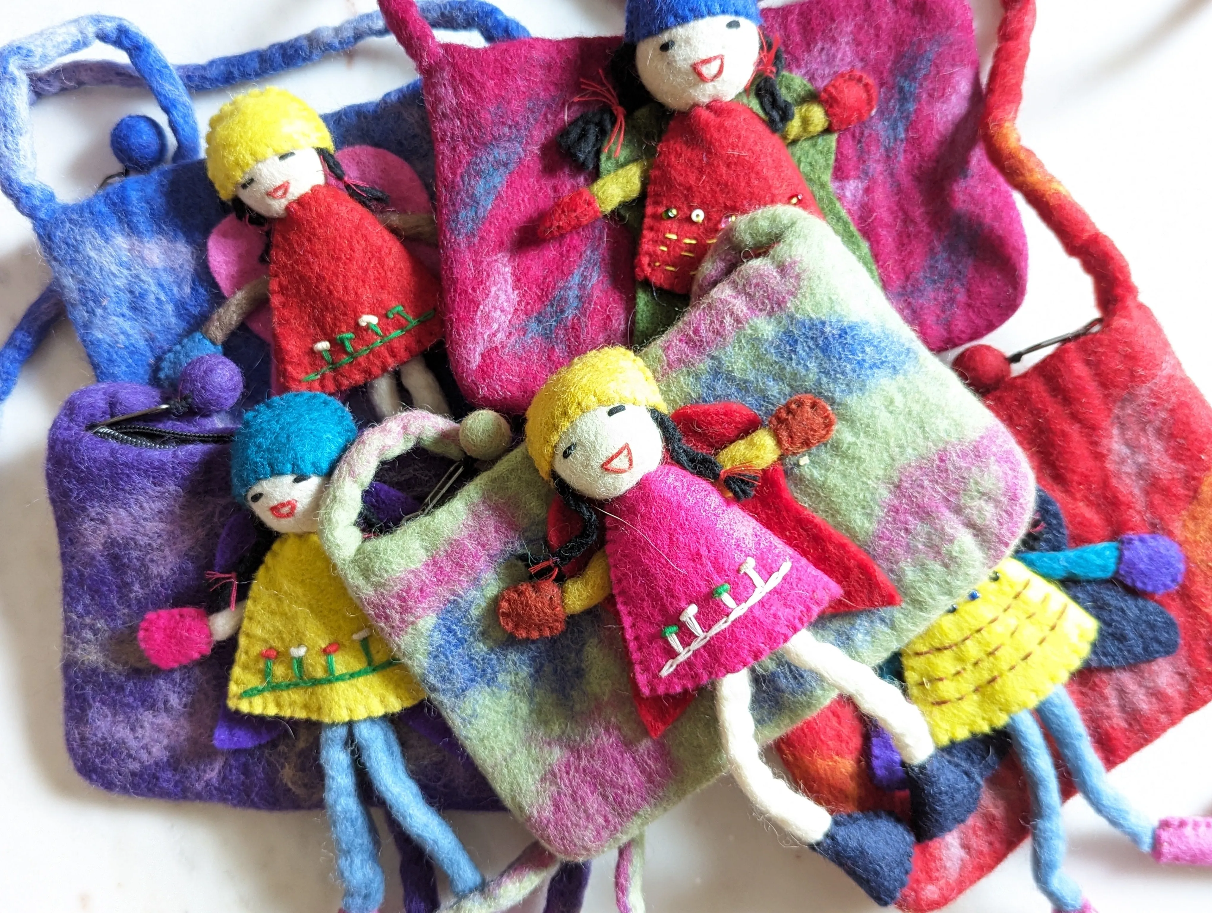 Children's Felted Wool Purses/Bags (Multiple Styles)