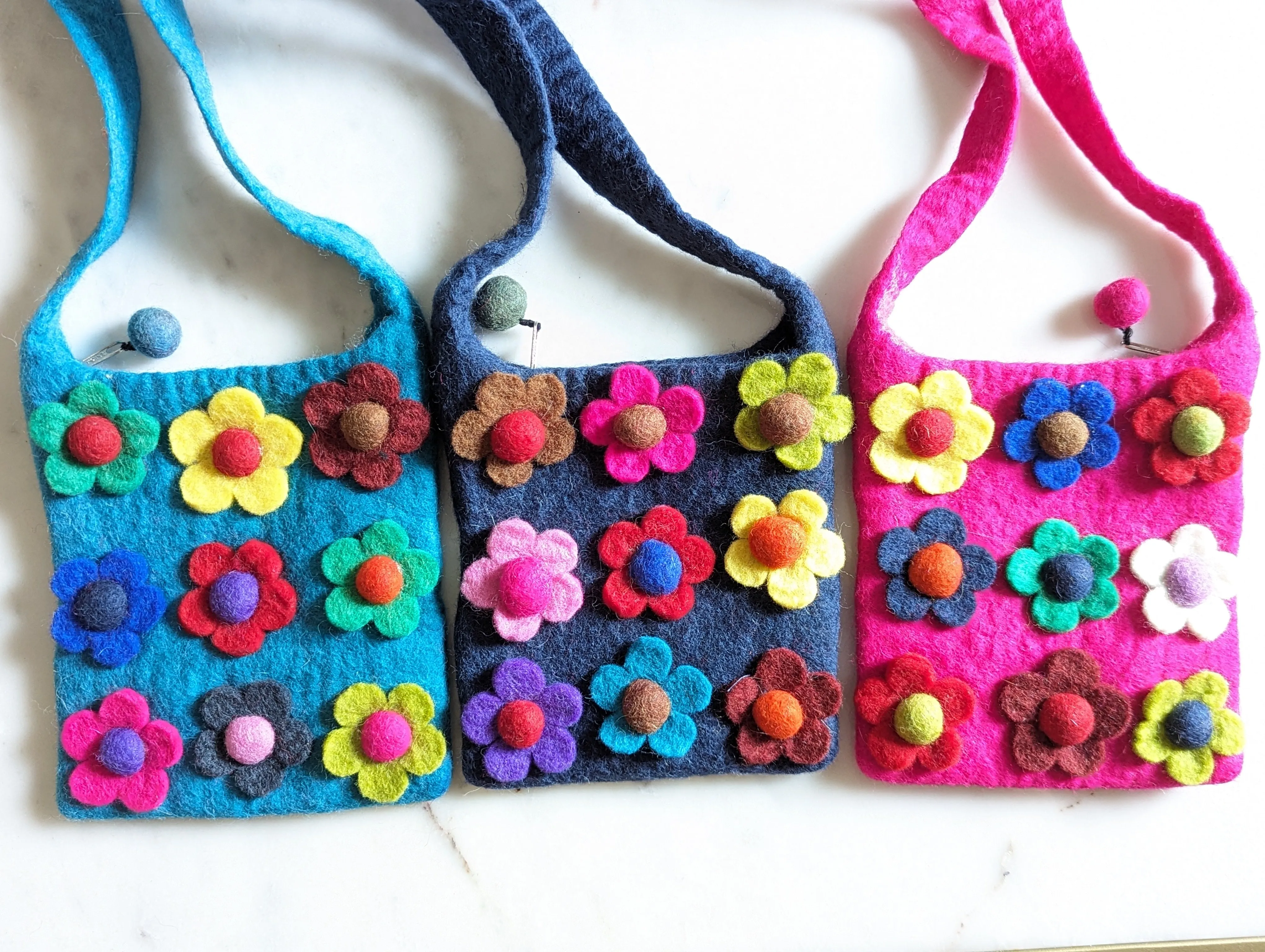 Children's Felted Wool Purses/Bags (Multiple Styles)