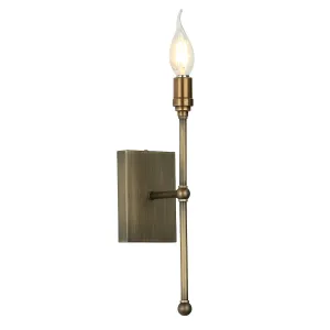 David Hunt Durrell Wall Light Solid Antique Brass