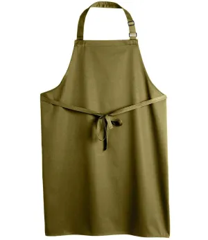 Dennys Polyester Bib Apron | Olive Green