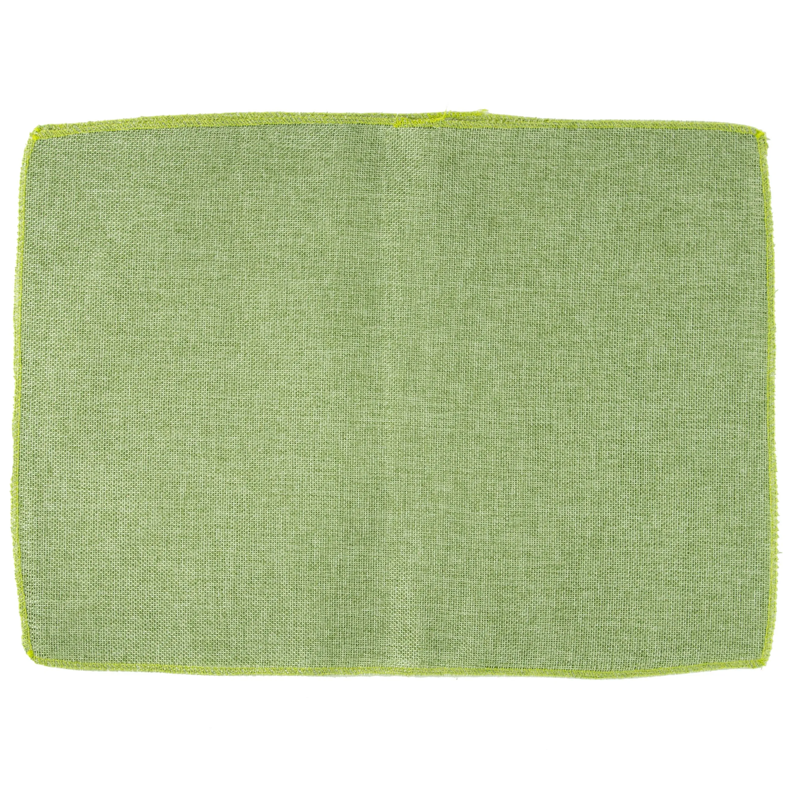 Faux Jute Placemats: Moss Green (10)