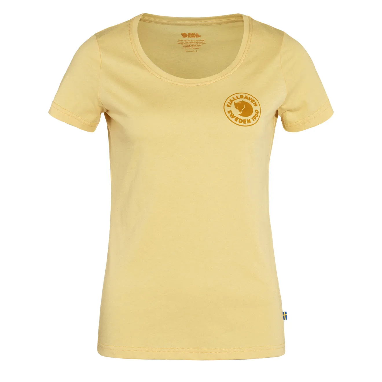 Fjallraven Womens 1960 Logo T-Shirt Mais Yellow