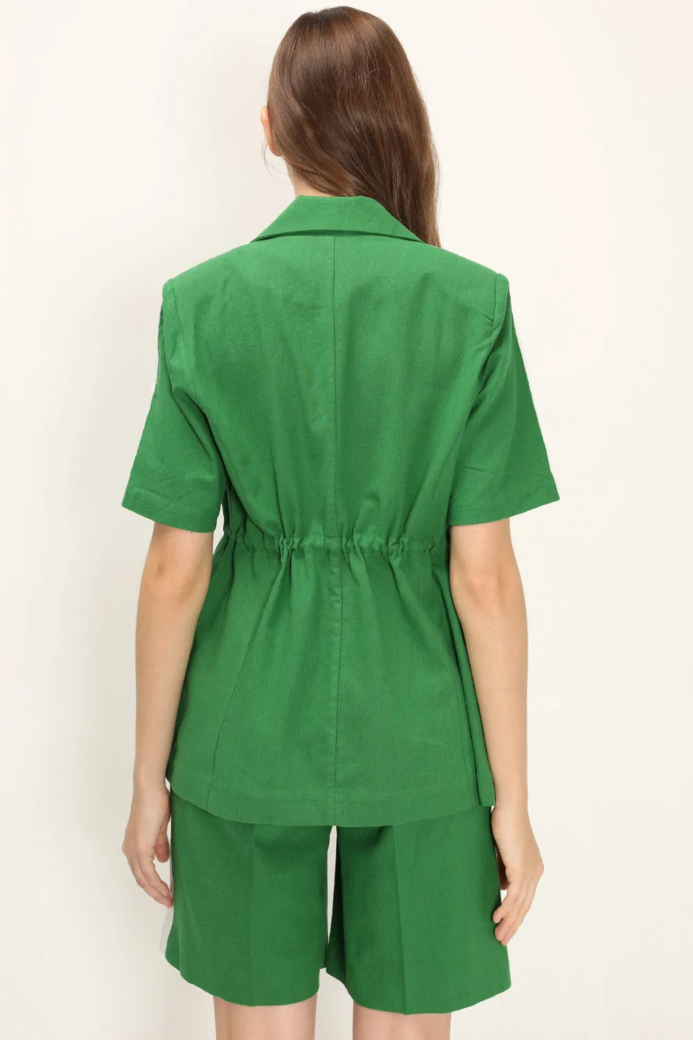 Hadley Side Line Linen Blazer