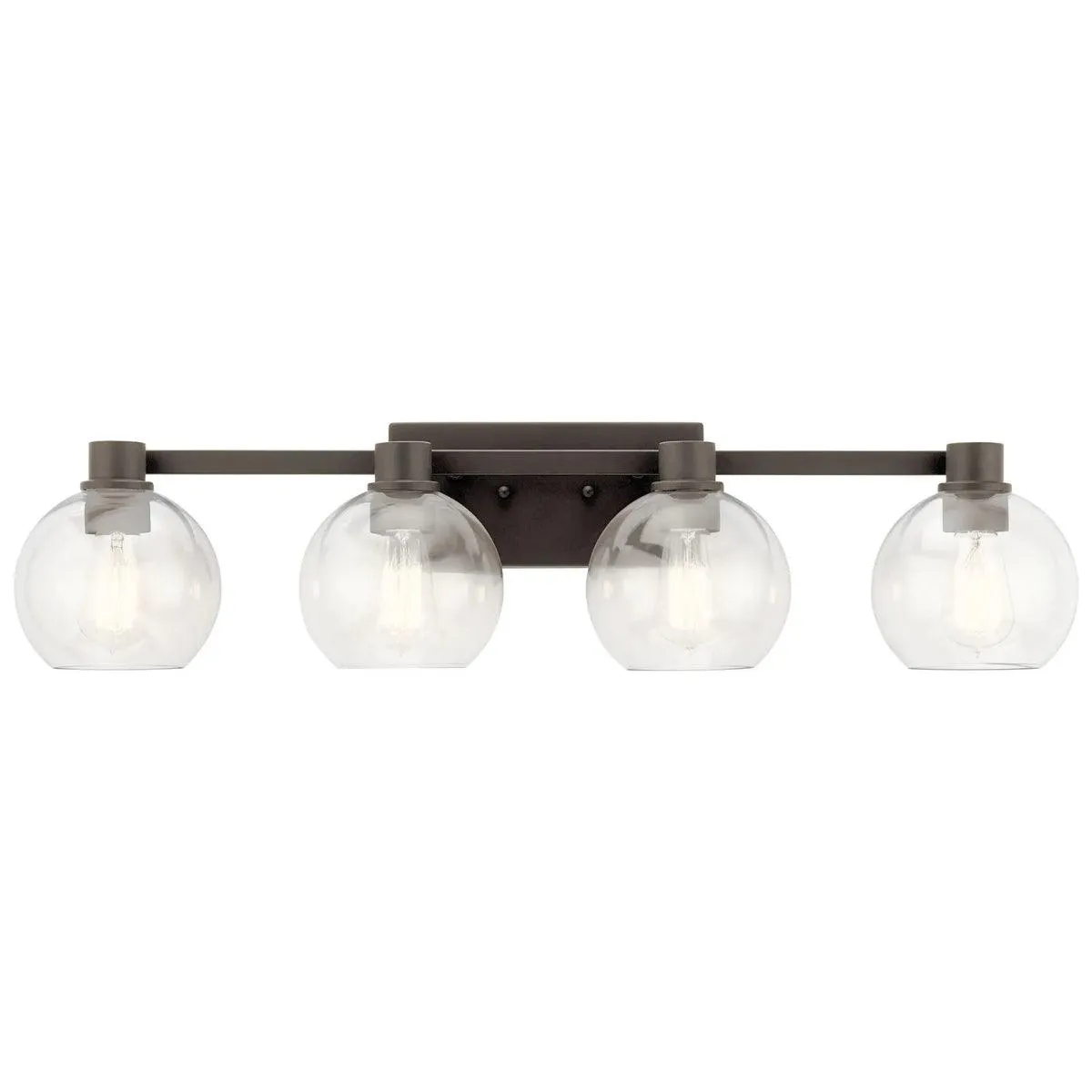 Harmony 34 In 4-Light Bathroom Vanity Light, Bronze Finish