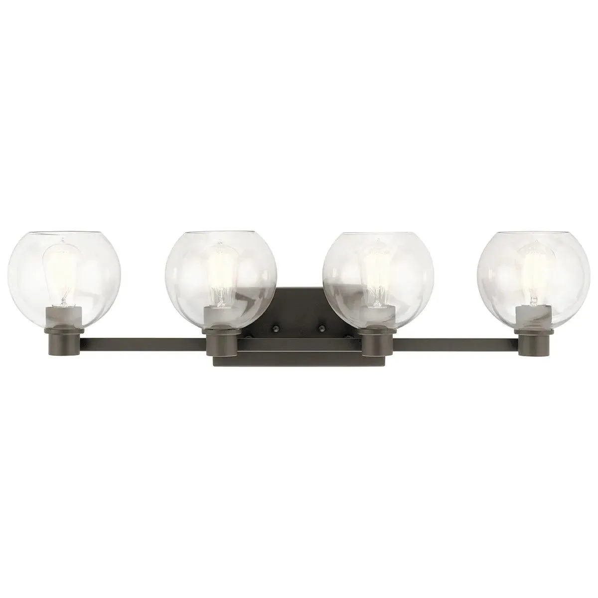 Harmony 34 In 4-Light Bathroom Vanity Light, Bronze Finish