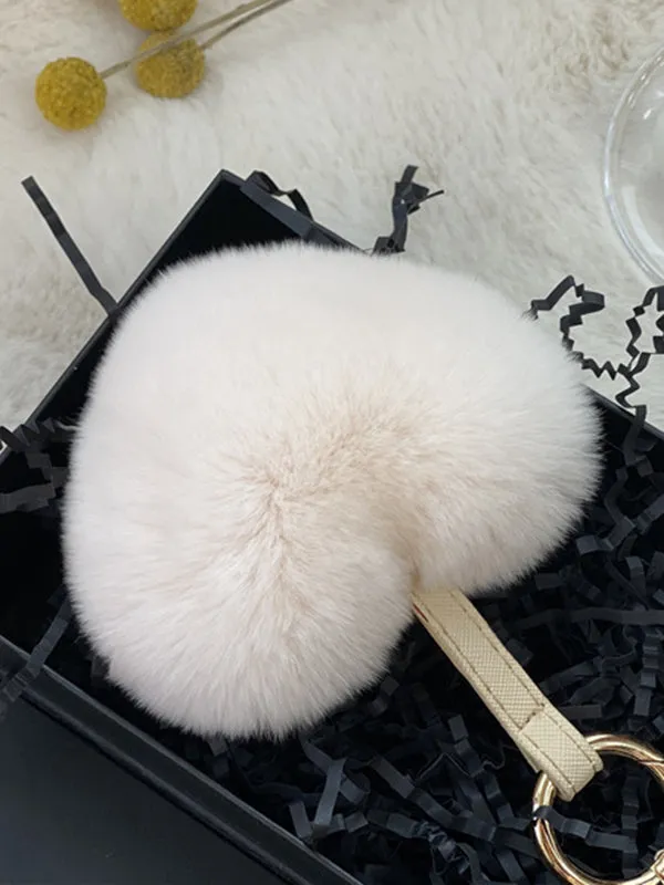 Heart Shape Keychain Bag Charm