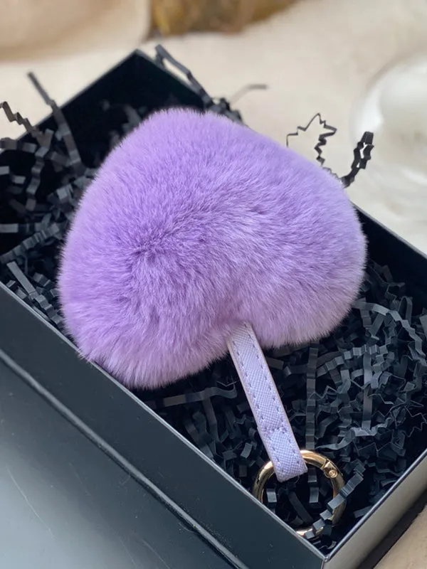Heart Shape Keychain Bag Charm