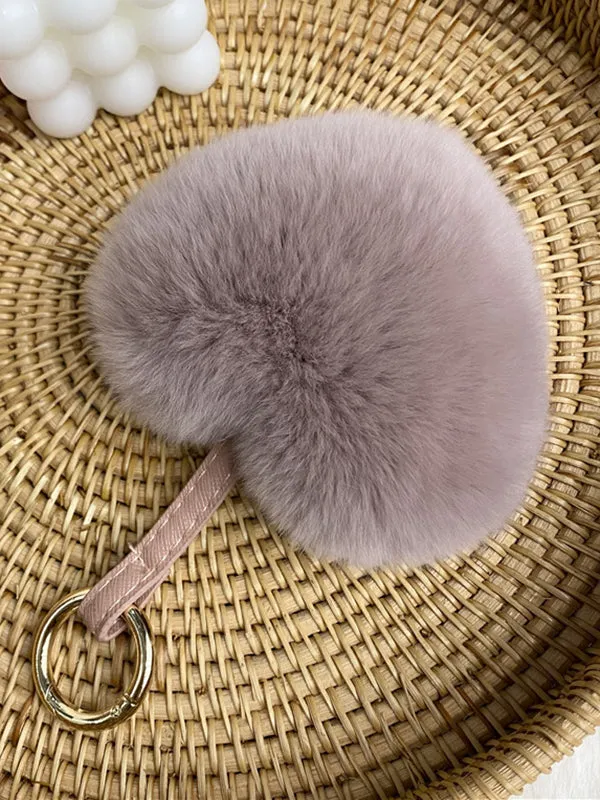 Heart Shape Keychain Bag Charm