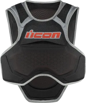 Icon Men's Field Armor Softcore Vest - Megabolt Black