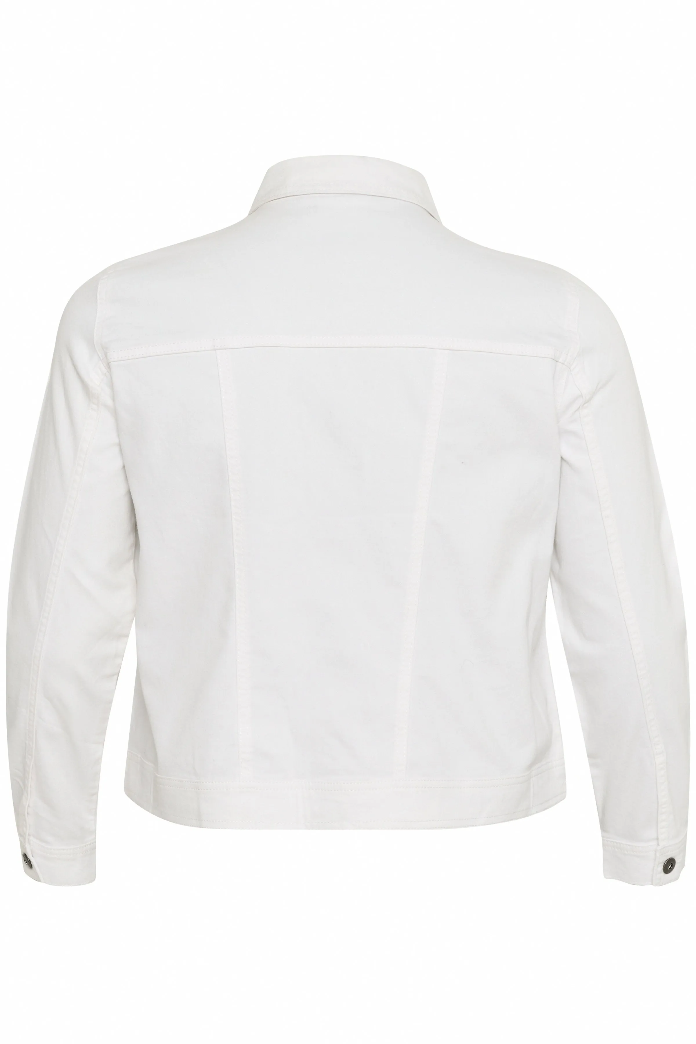 Kaffe Curve White Denim Jacket