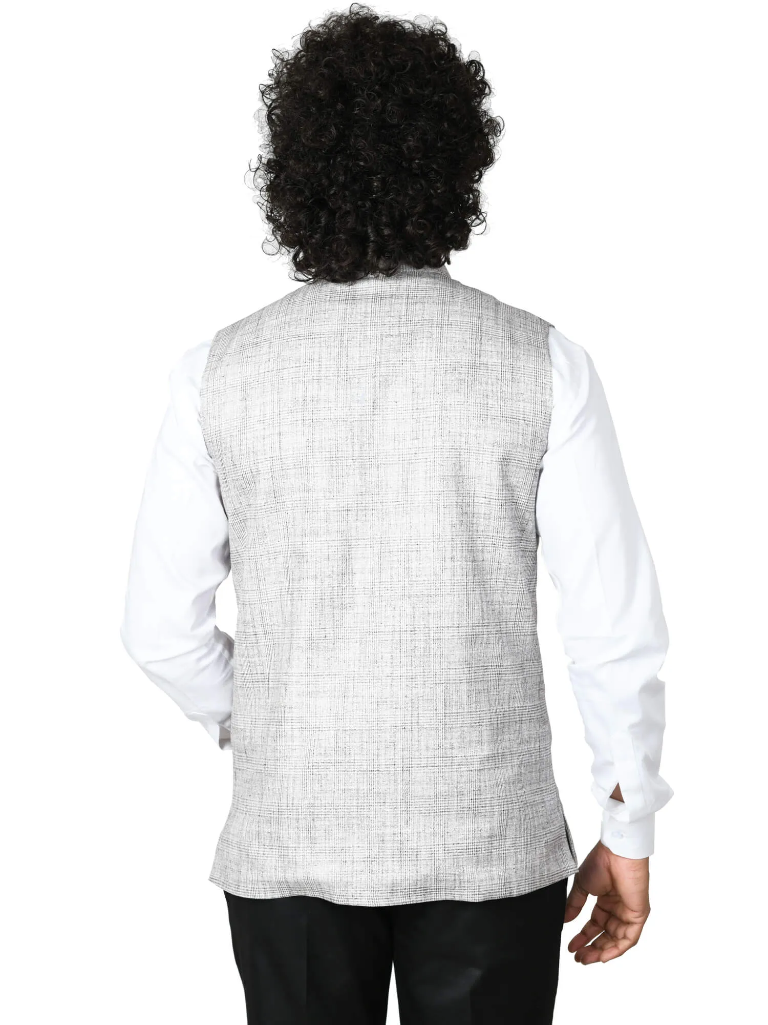 Light Grey Checks Modi Jacket