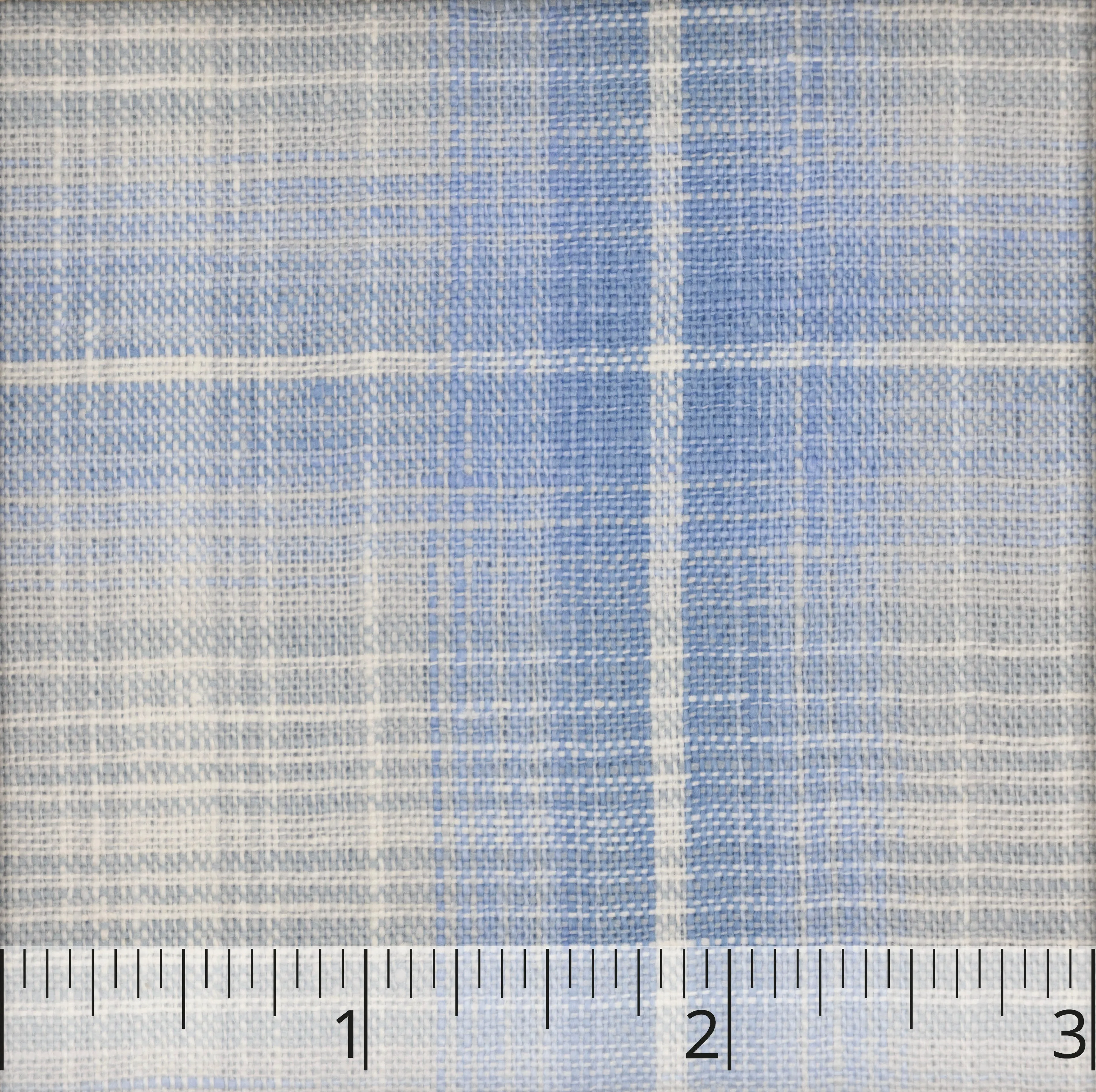 Light Indigo & White Furniture Check - $16.00 yd.