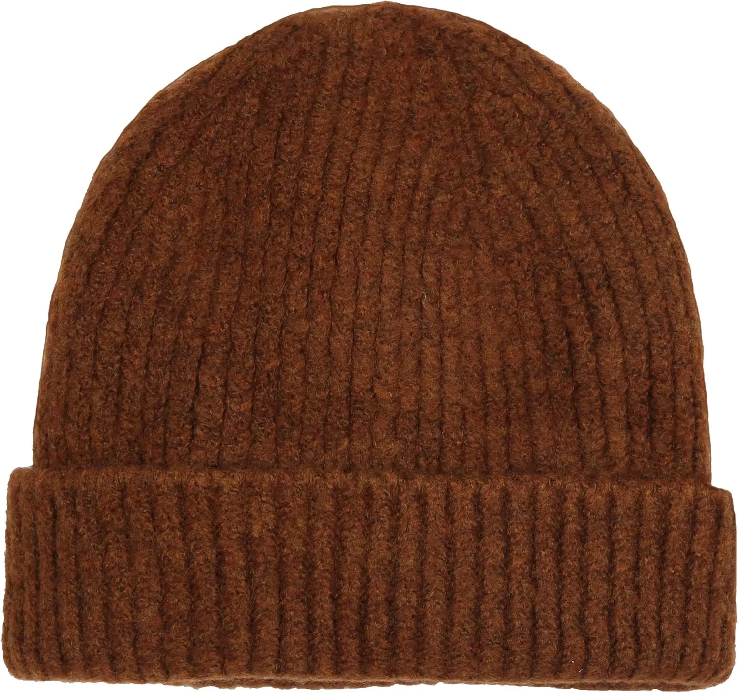 Lilax Rib Knit Women and Men's Beanie, Soft and Warm Cuff Winter Beanie Hat