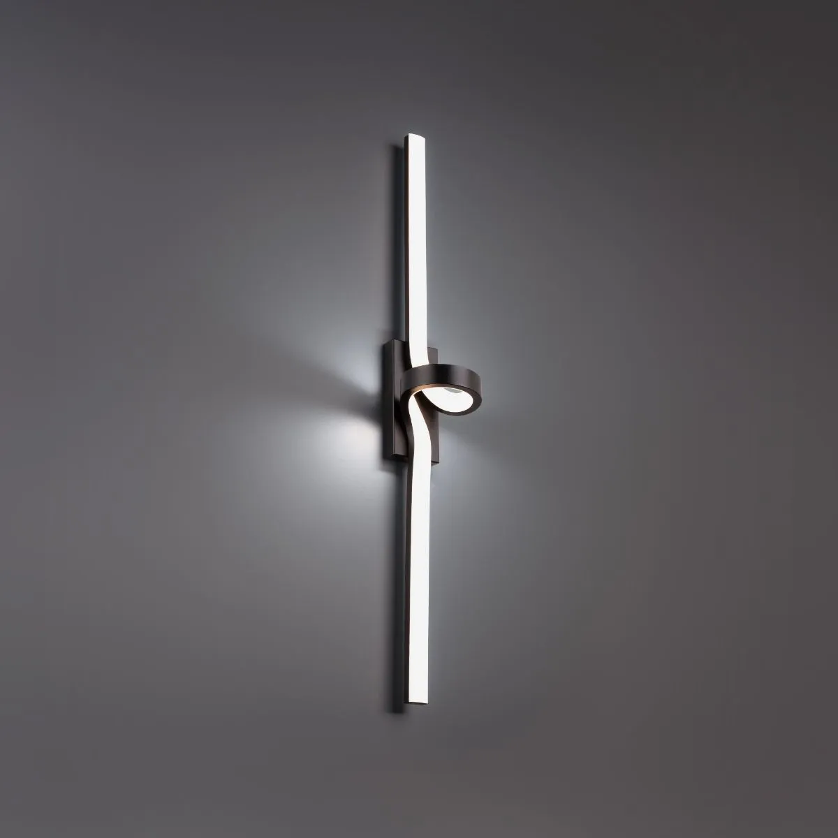 Loophole 26 in. LED Bath Bar 3000K Black finish