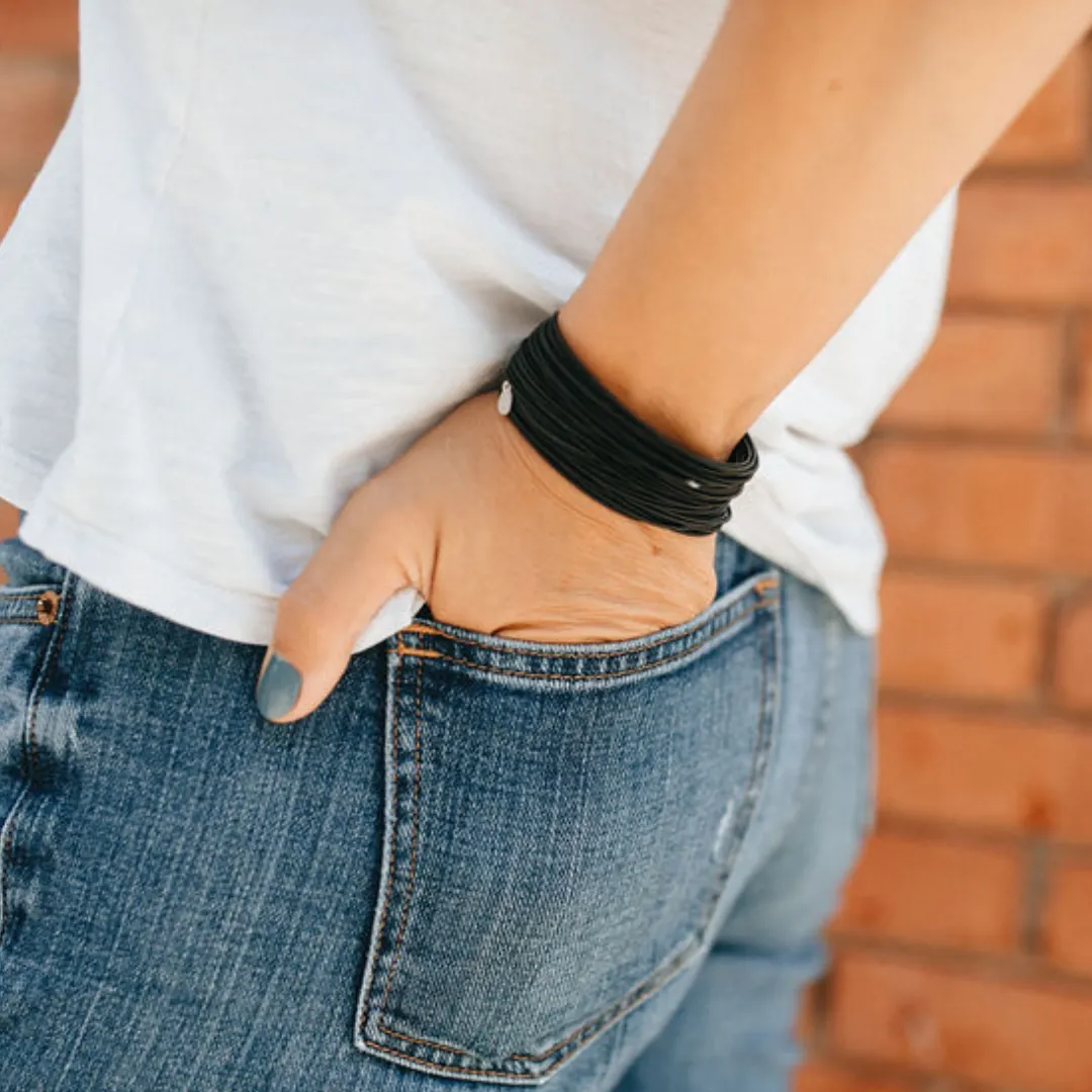 Matte Black DIA Bracelets