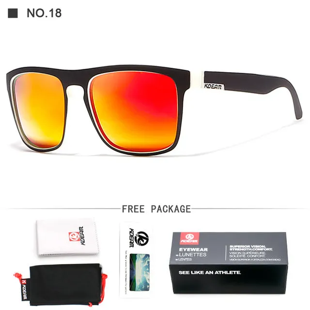 Men's Polarized All-Fit Mirror Classic Design Sunglass Brand Box