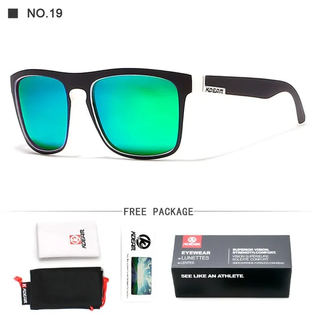 Men's Polarized All-Fit Mirror Classic Design Sunglass Brand Box