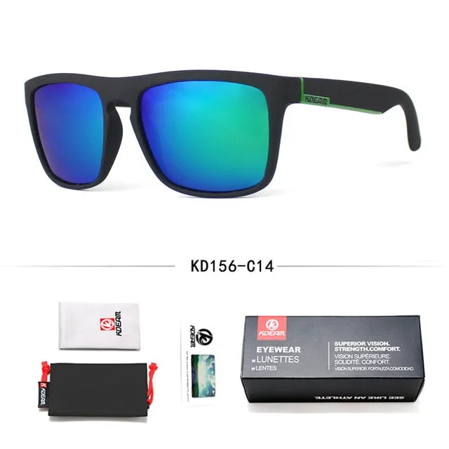 Men's Polarized All-Fit Mirror Classic Design Sunglass Brand Box