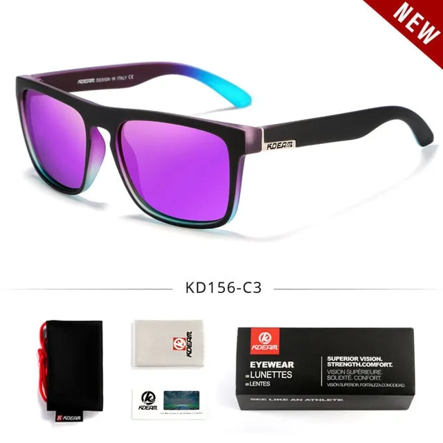 Men's Polarized All-Fit Mirror Classic Design Sunglass Brand Box