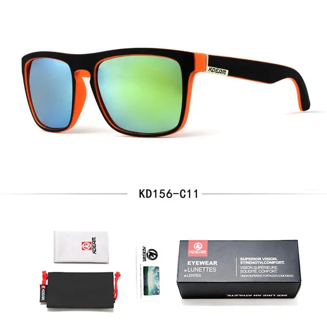 Men's Polarized All-Fit Mirror Classic Design Sunglass Brand Box