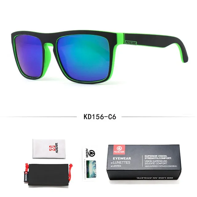 Men's Polarized All-Fit Mirror Classic Design Sunglass Brand Box