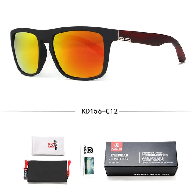Men's Polarized All-Fit Mirror Classic Design Sunglass Brand Box