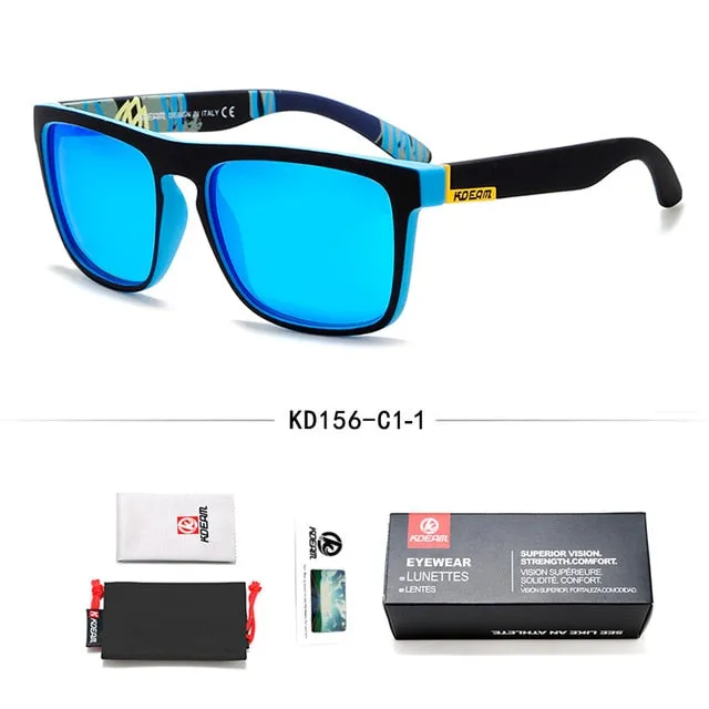 Men's Polarized All-Fit Mirror Classic Design Sunglass Brand Box