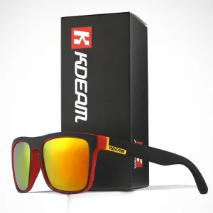 Men's Polarized All-Fit Mirror Classic Design Sunglass Brand Box