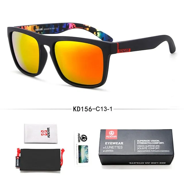 Men's Polarized All-Fit Mirror Classic Design Sunglass Brand Box