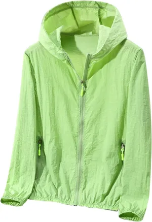 Mens Summer Jackets Plus Size Fashion Thin Sun Protection Hooded Sweatshirt Loose Comfy Pocket Sport Hoodies Coat