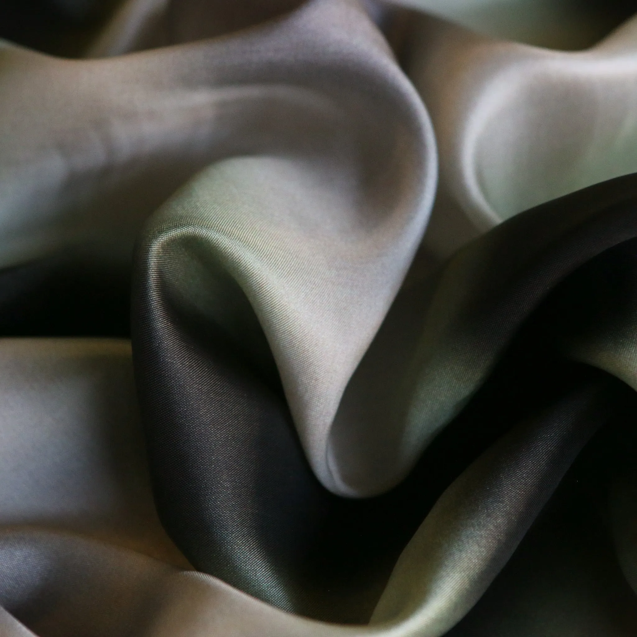 Ombre Check Nero Viscose