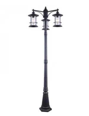Outdoor Light - Canarm TREEHOUSE Black 3-Light Outdoor Post Light IOL156BK