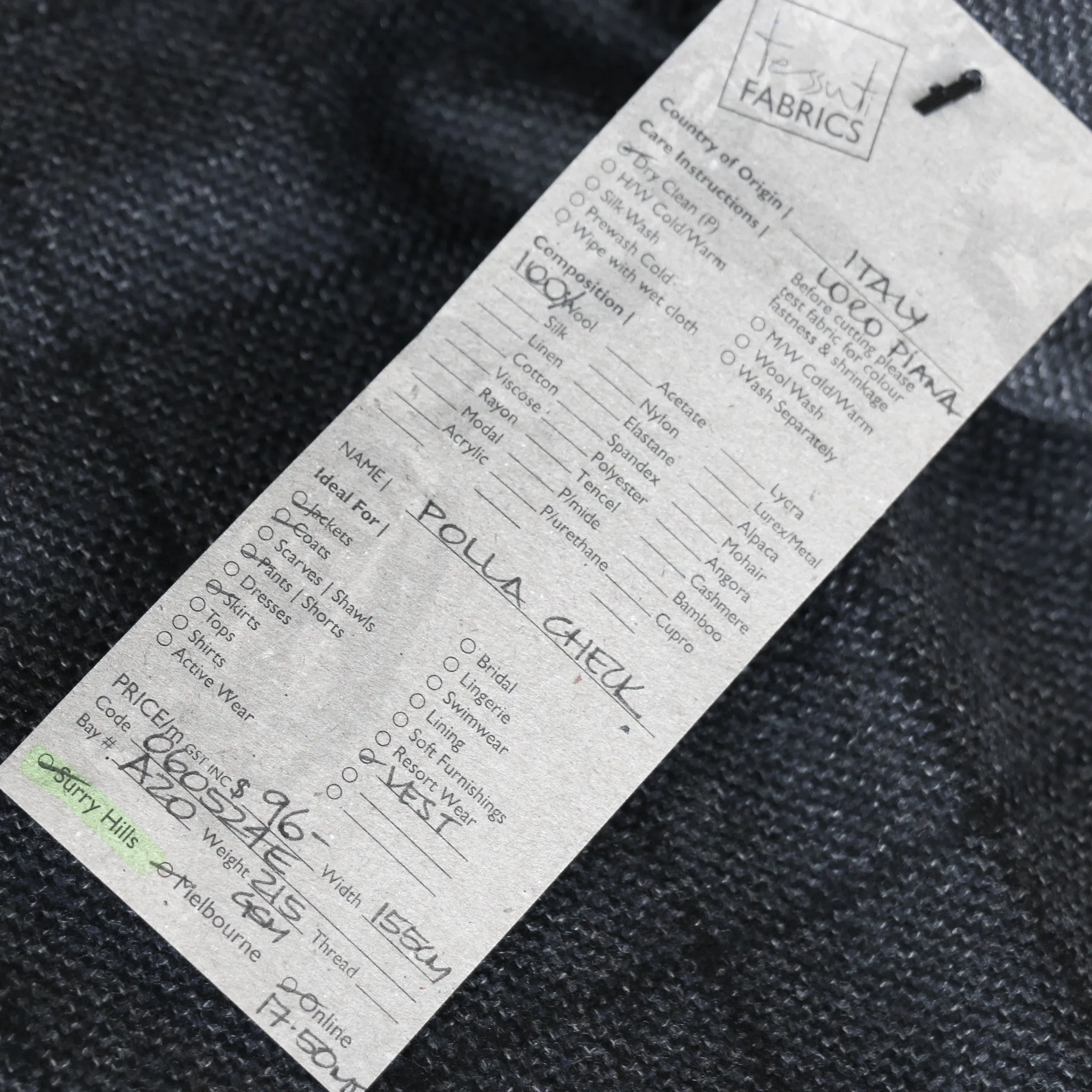 Polla Check Wool