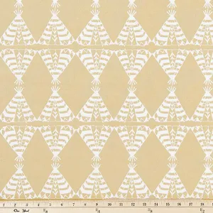 Pow Wow Camel Drapery Fabric by Premier Prints - 30 Yard Bolt
