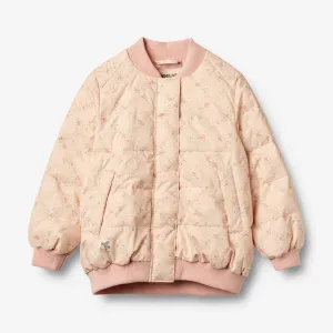Puffer Jacket Lotte - rose checked flowers