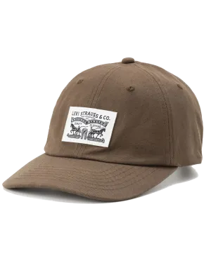 Relaxed Dad Heritage Cap in Dark Brown