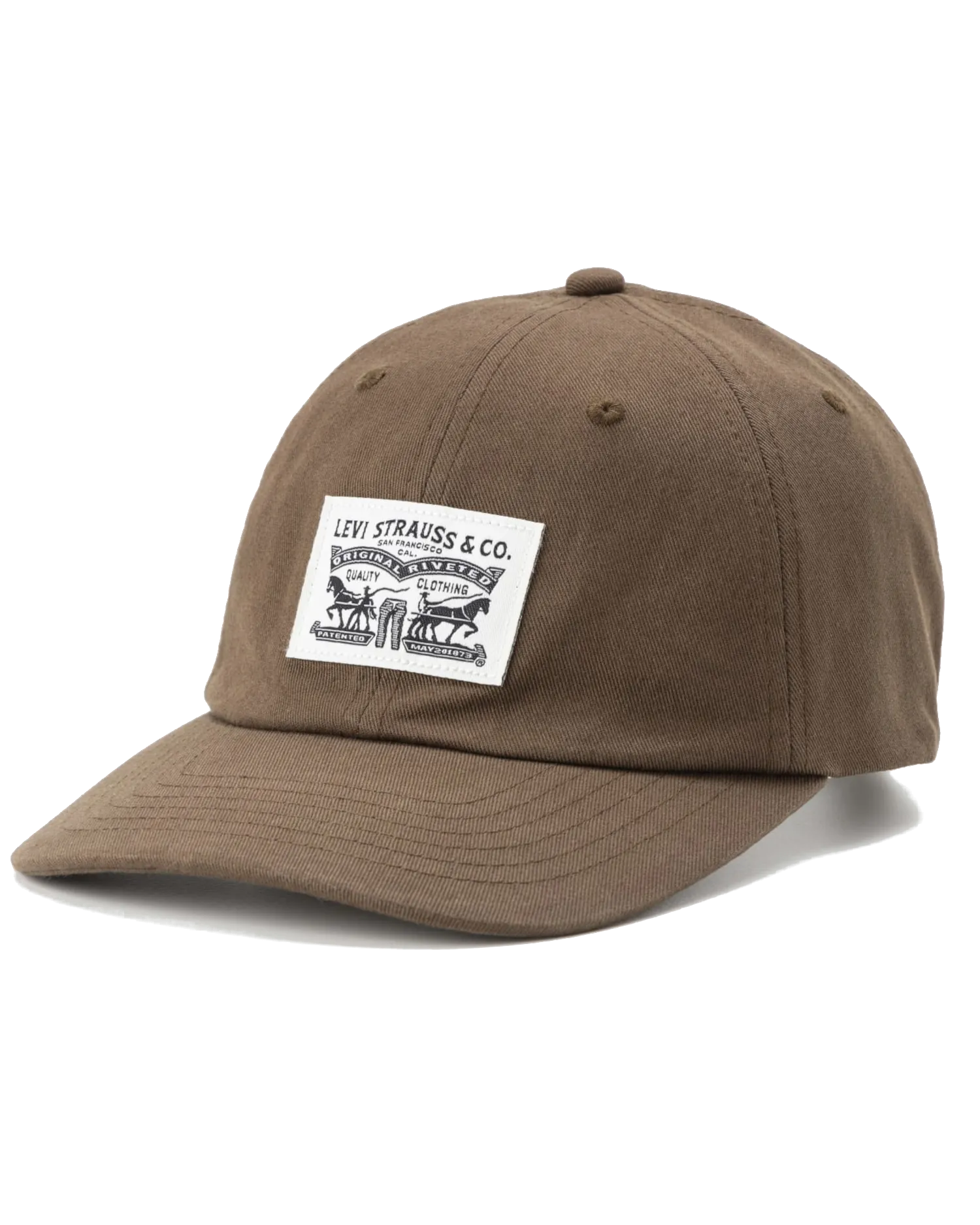 Relaxed Dad Heritage Cap in Dark Brown