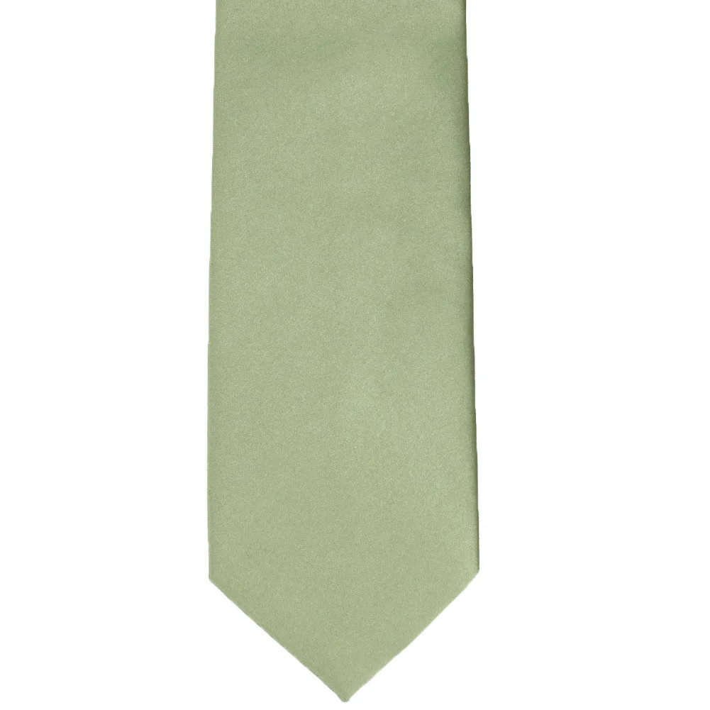 Sage Premium Solid Color Necktie