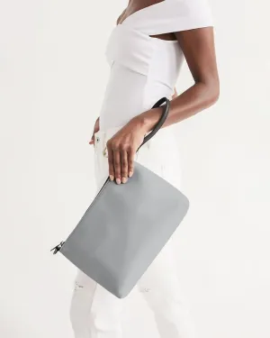 Shaded Pale Gray Zip Pouch | C0M0Y0K30